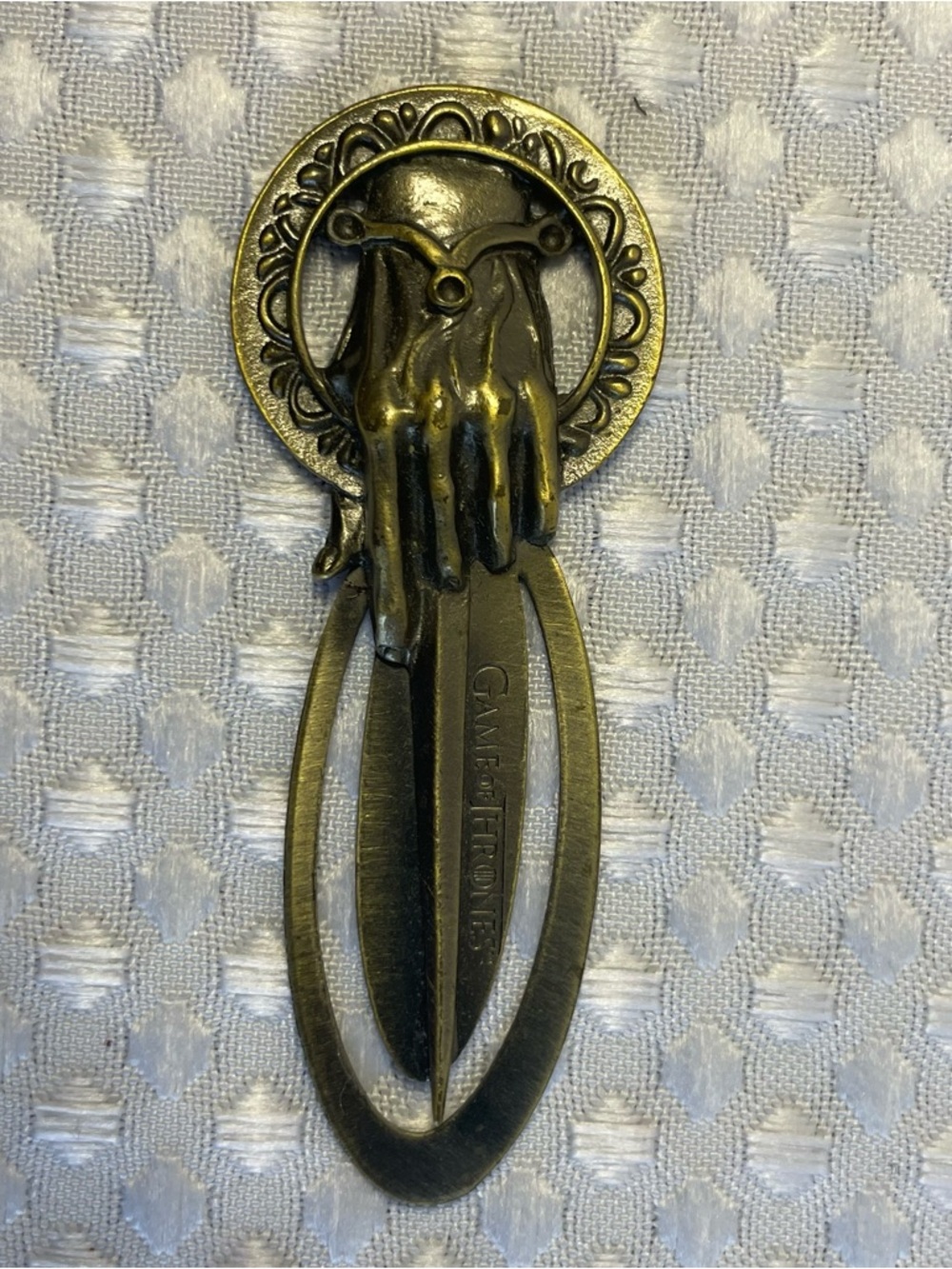 HBO Game of Thrones Hand of‎ the King Metal Bookmark 2015 Official Licensed #664